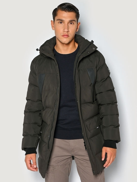 Winter Jacke Puffer Khaki
