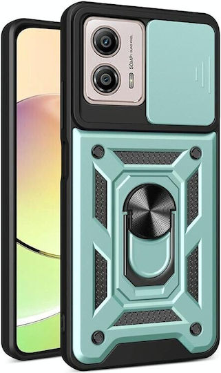 Sliding Camera Back Cover Πλαστικό Πράσινο (Moto G53)
