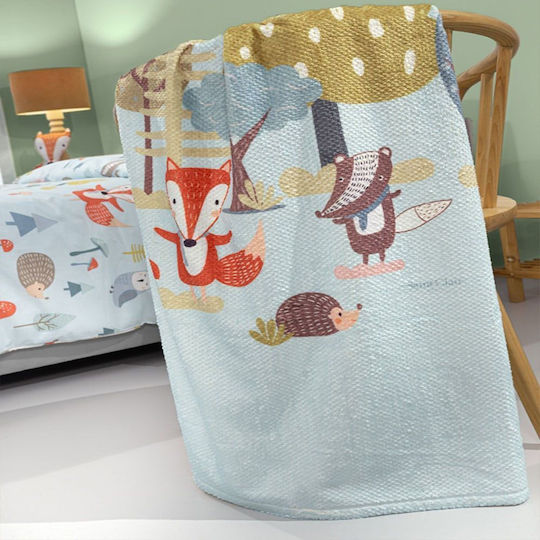 Saint Clair Mint Kids Blanket 160x220cm