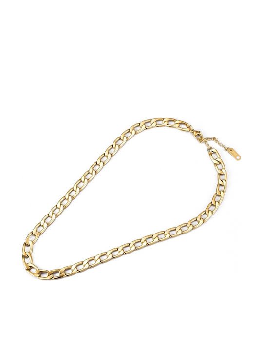 Callajewels Chain Neck made of Steel Gold-plated