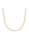 Kiriakos Gofas Gold Chain Neck 9K Wide Thickness 7mm and Length 55cm