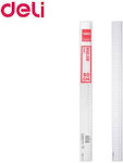 Deli Transparent Ruler 50cm