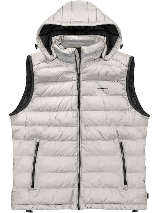 Rebase Μπουφάν Puffer Λευκό