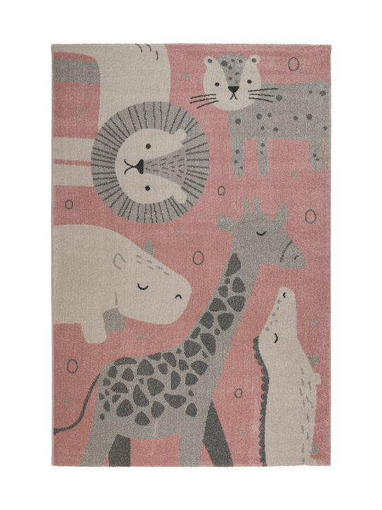 Βιοκαρπέτ Kids Rug Pink 160x230cm