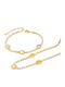 Callajewels Set with Necklace & Bracelet Gold Plated