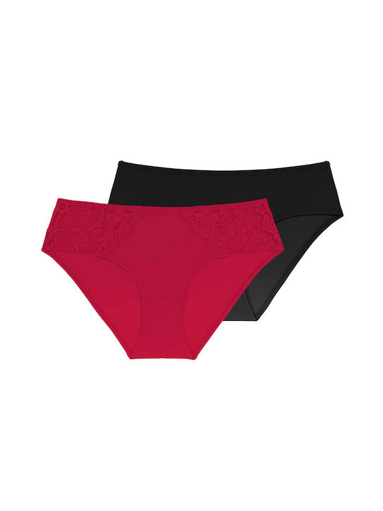 Γυναικεία Slip 2Pack Μαύρα