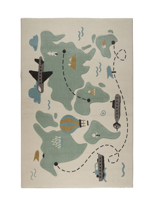 Βιοκαρπέτ Kids Rug White 160x230cm