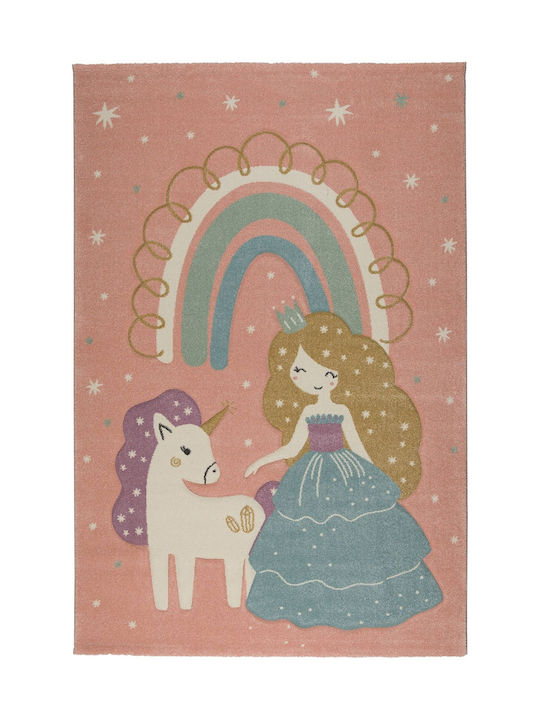 Βιοκαρπέτ Kids Rug Pink 160x230cm