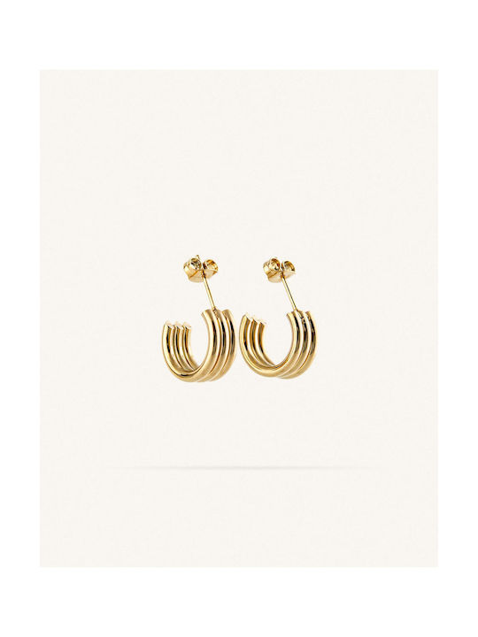 StanStefan Earrings made of Steel Gold Plated