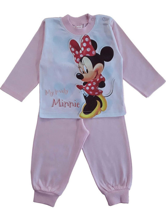Beboulino Kids' Pajamas Winter Pink