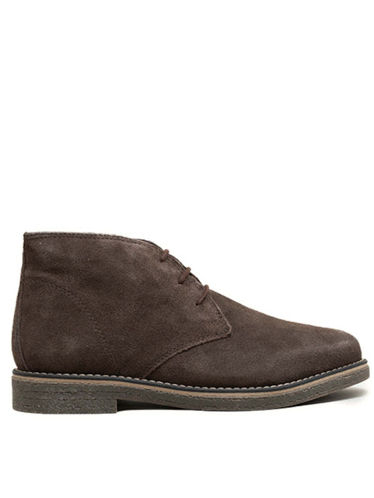 Sider Collection Men's Suede Boots Brown