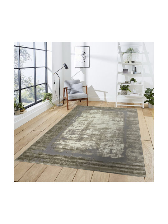 Bloom Rug Rectangular Gray