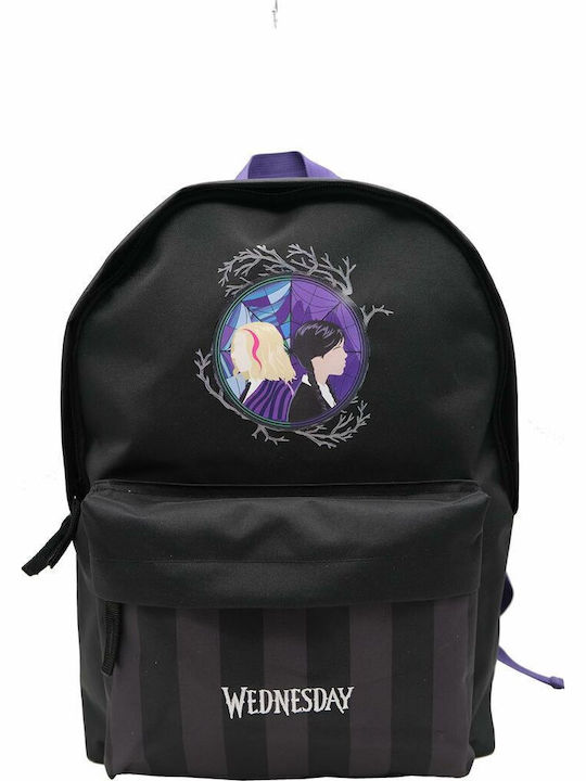 TOYBAGS Σχολική Τσάντα Πλάτης Γυμνασίου - Λυκείου Μαύρη