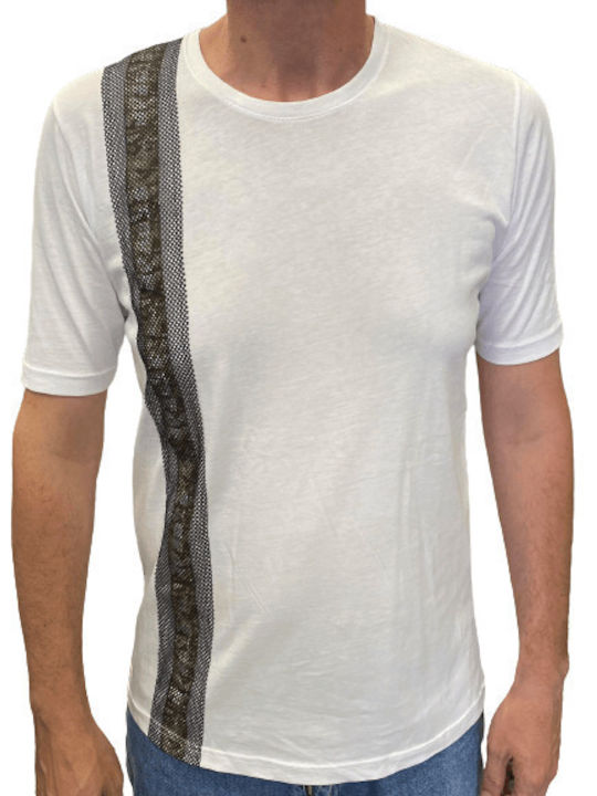 Stefan Fashion T-Shirt White Printed