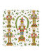 Caspari Christmas Napkins L19xW19cm.