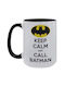 Koupakoupa Keep Calm Mug Ceramic Black 450ml