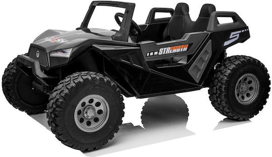 ATV Storm Doppelsitzer mit Fernbedienung 24 Volt Schwarzes Kinderfahrzeug für 3+ Jahre