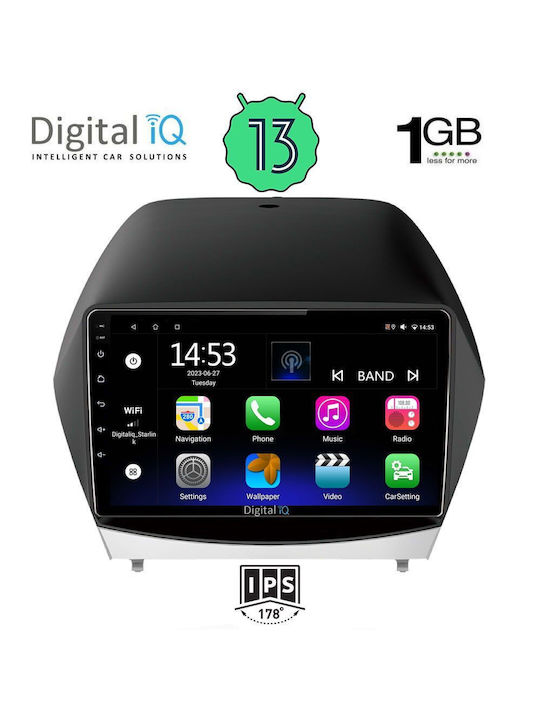 Digital IQ Ηχοσύστημα Αυτοκινήτου για Hyundai iX35 2010-2015 (Bluetooth/USB/AUX/WiFi/GPS/Apple-Carplay/Android-Auto) με Οθόνη Αφής 10"