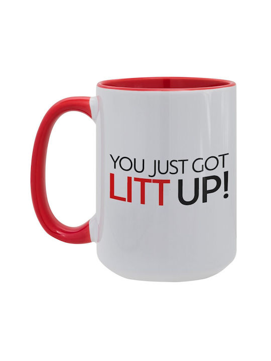 Koupakoupa You Just Mug Ceramic Red 450ml