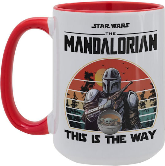 Koupakoupa Mega Mug Ceramic Red 450ml