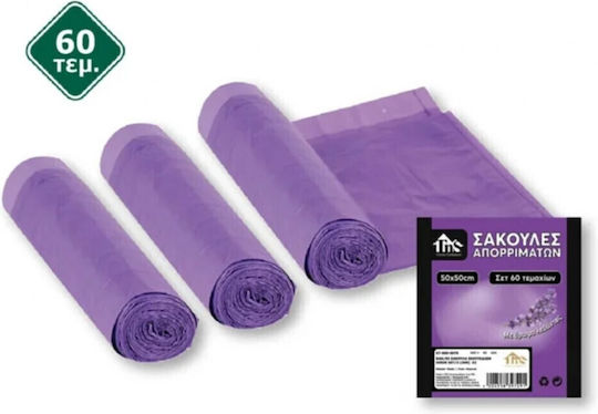 TnS Scented Trash Bags 50x50cm 3x20pcs Purple