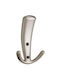 Viobrass Wall Hanger 2720 Metal 2 Hooks Silver 11.3x7.4cm