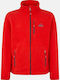 Kids Cardigan Fleece Red Coari
