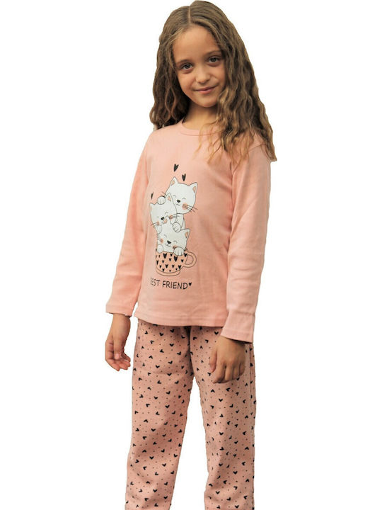 Happy Touch Pijama pentru copii De iarnă Roz