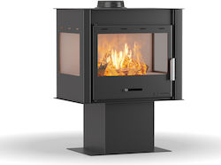 Thermiki ATS 100 3SIDE Κεραμική Ξυλόσομπα 12.19kW Γκρι Thermiki ATS 100 3SIDE Κεραμική Ξυλόσομπα 12.19kW Γκρι