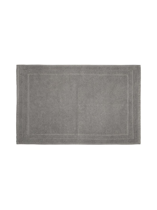 Estia Badematte Baumwolle Rechteckig Fjord 02-20071 Dove Grey 50x80cm