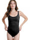 Erka Mare One-Piece Swimsuit with Padding Black