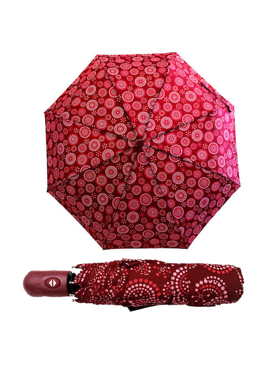 Automatic Umbrella Compact Burgundy