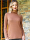 Anna Raxevsky Women's Long Sleeve Sweater Turtleneck Brown