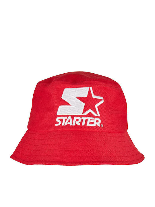 Starter Υφασμάτινo Ανδρικό Καπέλο Στυλ Bucket Κόκκινο