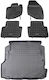 Rezaw Plast Set of Front and Rear Mats 5pcs for Volvo S80 1999 2006 Black