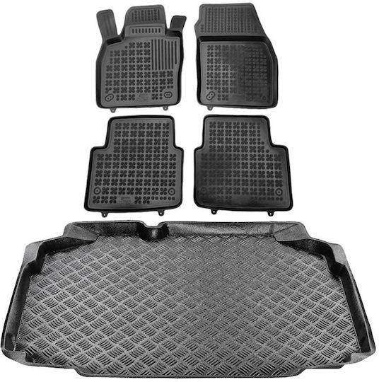 Rezaw Plast Set of Front and Rear Mats 4pcs for Kia XCeed 2019+ Black
