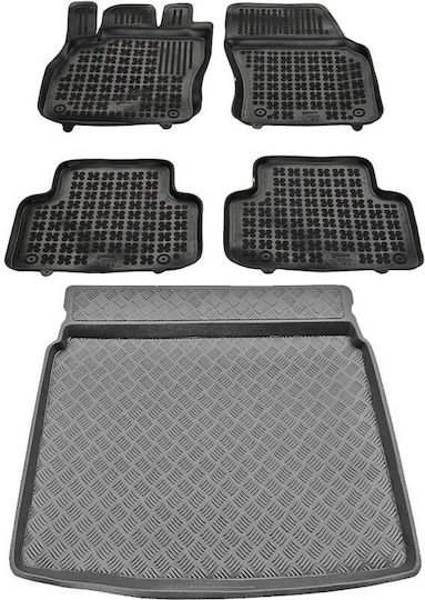 Rezaw Plast Set of Front and Rear Mats 4pcs for Audi Q3 2018+ Black