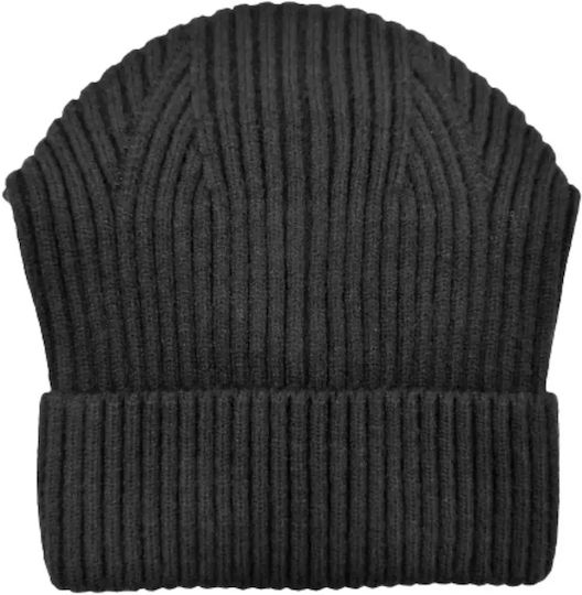 Beanie Beanie Knitted in Black color