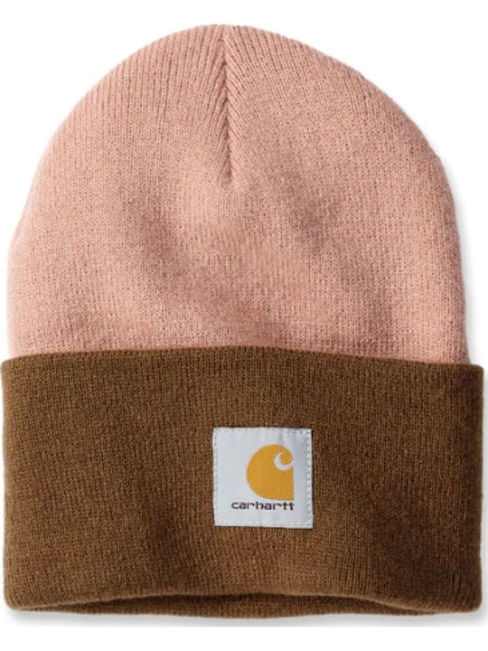 Beanie Unisex Beanie Knitted in Brown color