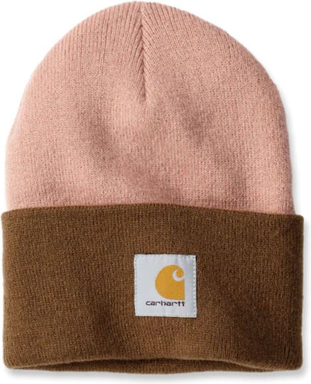 Beanie Unisex Σκούφος Πλεκτός σε Καφέ χρώμα