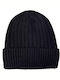Beanie Männer Beanie Gestrickt in Schwarz Farbe
