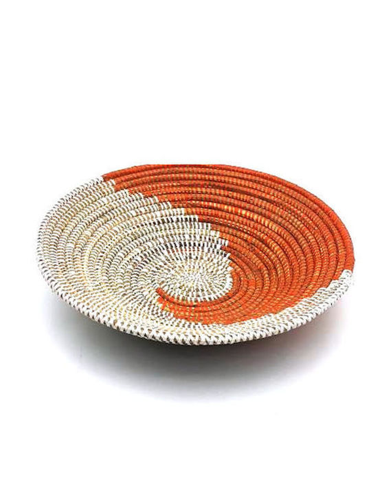 Fruit Bowl Wicker Orange 31cm