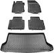 Rezaw Plast Set of Front and Rear Mats 5pcs for Kia Rio 2017+ Black