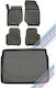 Rezaw Plast Set of Front and Rear Mats 5pcs for Citroen C4 2020+ Black