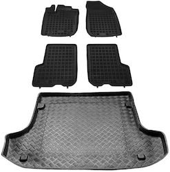 Rezaw Plast Σετ Μπροστινά και Πίσω 5τμχ για Dacia Logan MCV 2013 2020 Μαύρα Rezaw Plast Σετ Μπροστινά και Πίσω 5τμχ για Dacia Logan MCV 2013 2020 Μαύρα