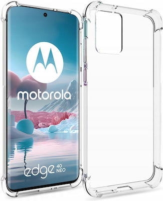 Tech-Protect Flexair Pro Umschlag Rückseite Silikon Transparent (Motorola Edge 40 Neo - German)