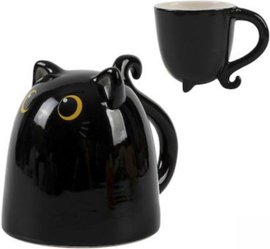 Total Gift Κούπα Κεραμική Μαύρη 300ml