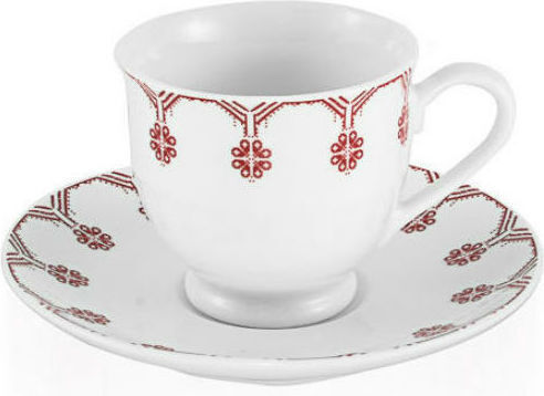 Bohemia House Cană Ceai Din porțelan Alb 180ml
