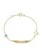 Verorama Kids Bracelet ID from Gold 14K with Butterfly