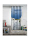 Vassiliadis Bros Curtain with Grommet Santorini Island Multicolour 200x260cm